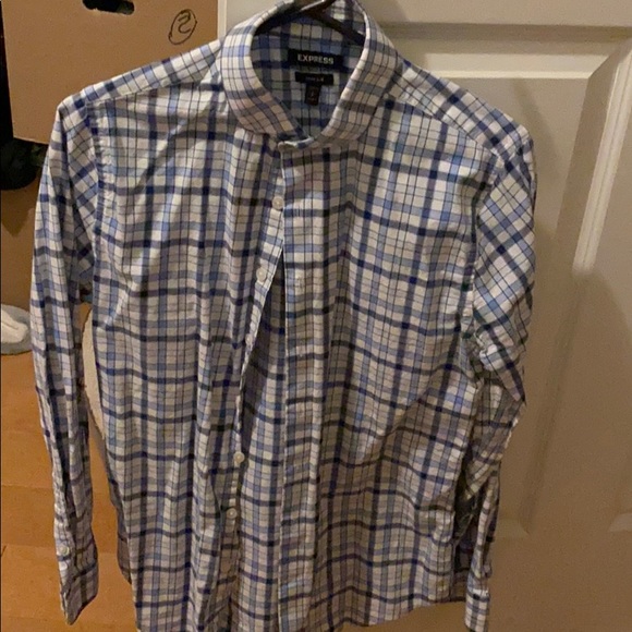 Express Mens Dress Shirt 14-14 1/2 - Picture 1 of 1